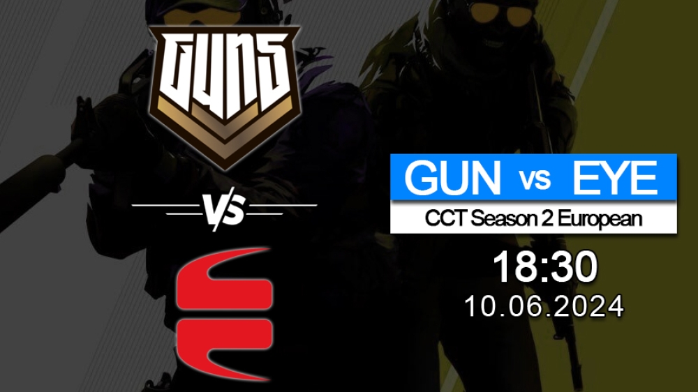 Soi kèo CSGO cặp đấu giữa GUN5 Esports đối đầu với EYEBALLERS, trận đấu thuộc giải đấu CCT Season 2 European.