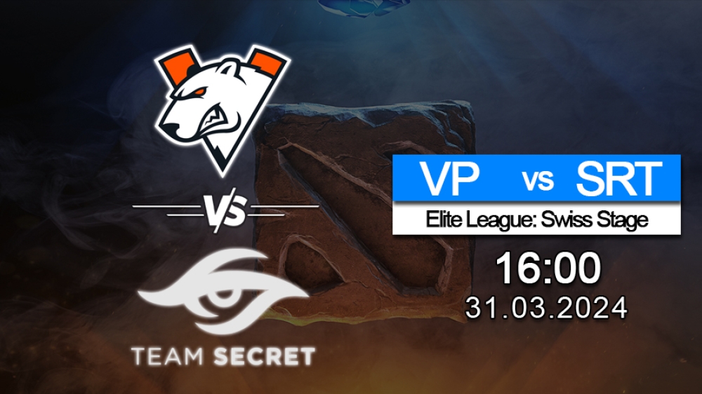 Soi kèo Dota 2 cặp đấu giữa Team Secret đối đầu với Virtus.pro (VP) Dota 2 team, trận đấu thuộc giải đấu Elite League - Group Stage 1.