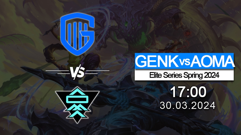 Soi kèo LMHT cặp đấu giữa KRC Genk Esports đối đầu với A One Man Army, trận đấu thuộc giải đấu Elite Series Spring 2024 - tuần thi đấu thứ 1.