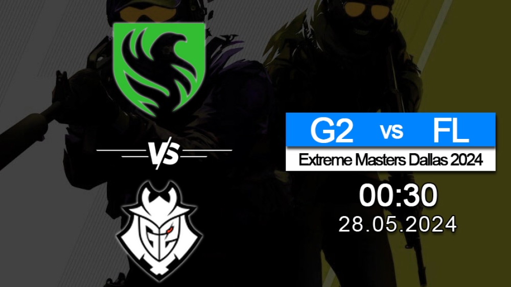 Soi kèo CSGO cặp đấu giữa G2 Esports đối đầu với Team Falcons, trận đấu thuộc giải đấu Extreme Masters Dallas 2024.