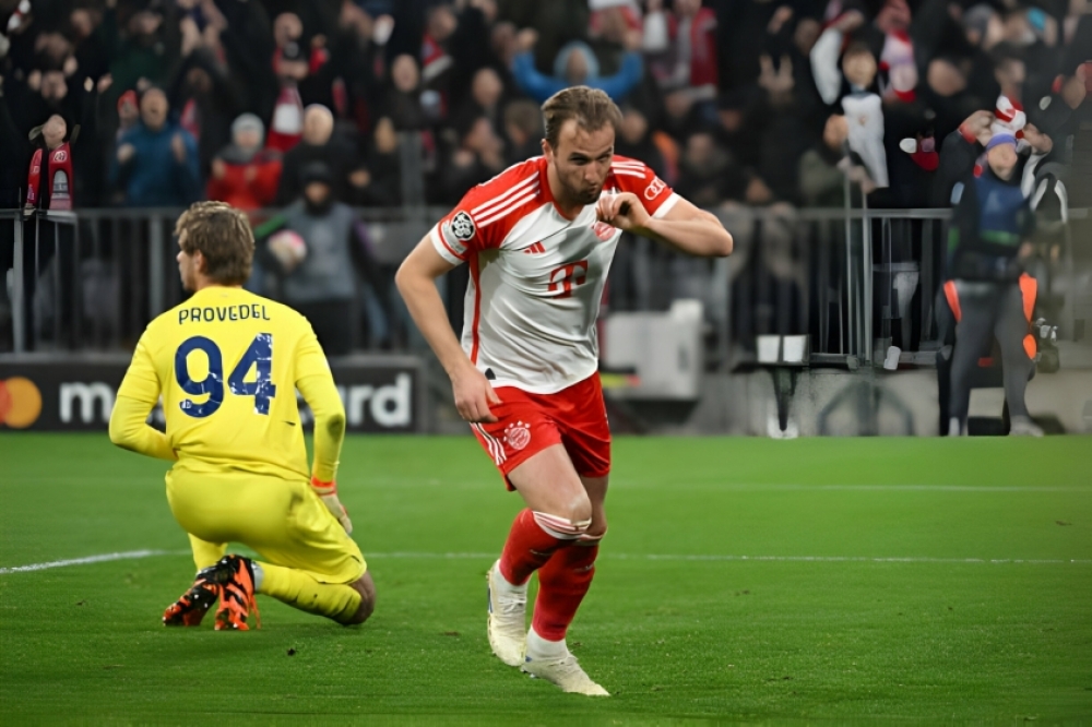 Harry Kane và Muller chói sáng, Bayern Munich giành vé vào tứ kết Champions League